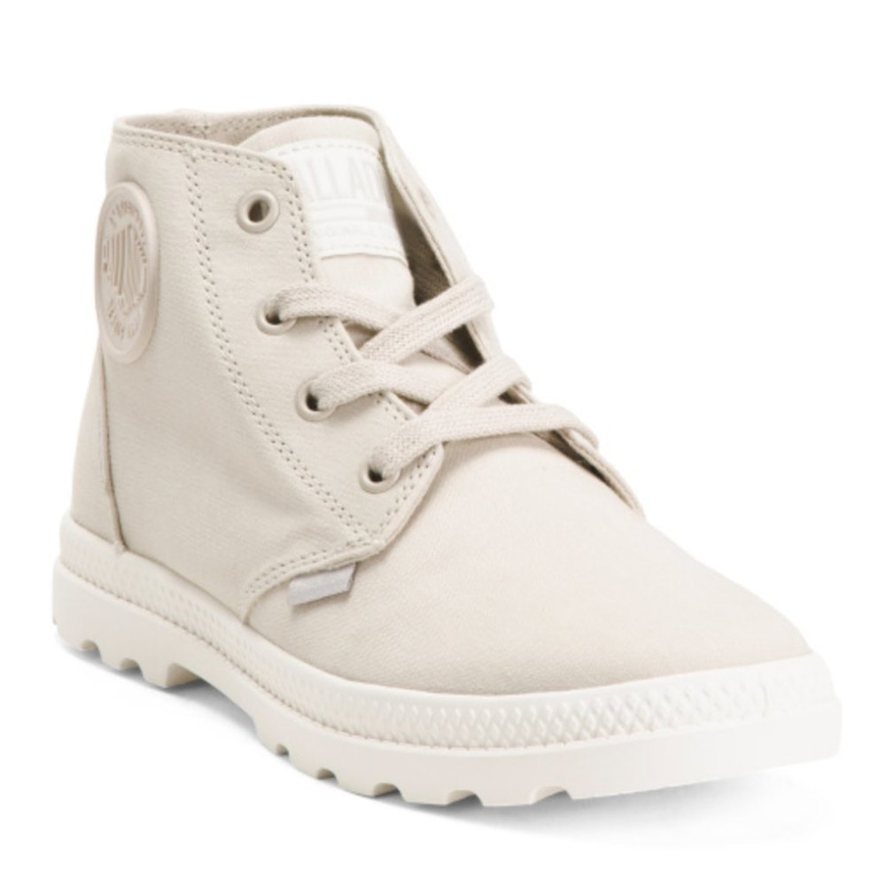 Brand New PALLADIUM Canvas Bootie-style Sneakers,